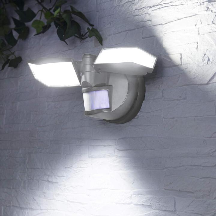 Immagine prodotto Northpoint Schwenkbarer LED-Fassadenstrahler mit Bewegungsmelder (400 lm, IP44)