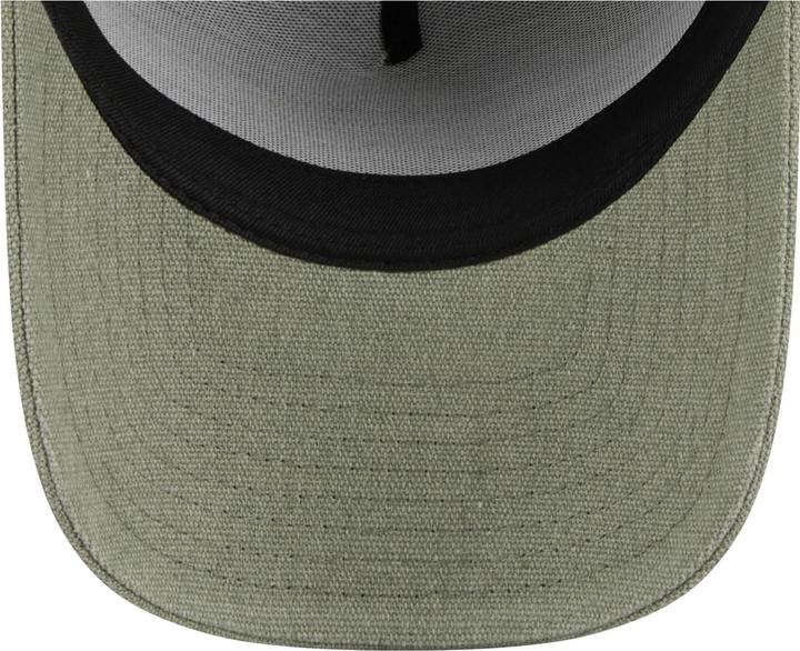 Produktbild New Era A-Frame Trucker Leinen Cap - Houston Astros oliv (One Size)