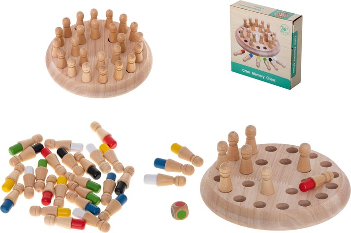 Actual product image Kik Combine the colours of the Chinese memory puzzle game (24 pieces)