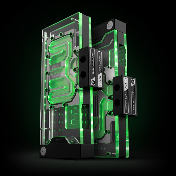 Produktbild EKWB EK-Quantum Vector² RE RTX 3080/90 ABP D-RGB - Nickel + Acryl