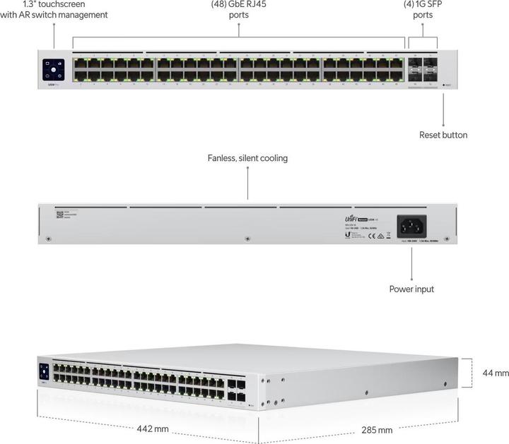 Image du produit Ubiquiti Commutateur UniFi 48 (52 Ports)
