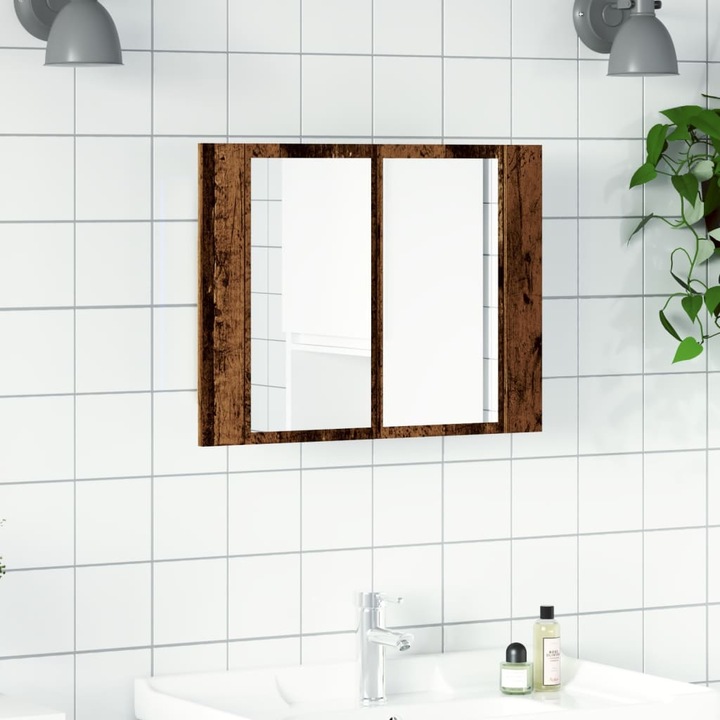 Immagine prodotto VidaXL LED-Spiegelschrank -Optik (60 x 12 x 45 cm)