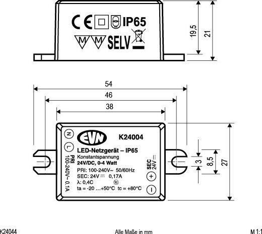 Produktbild EVN-Lichttechnik LED-Netzgerät