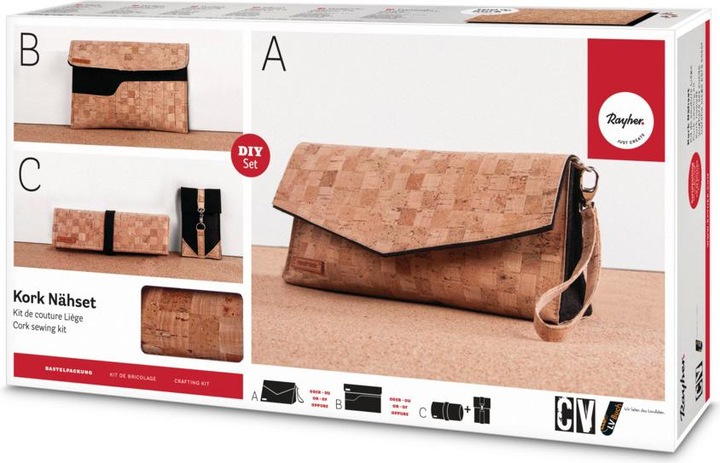 Actual product image Rayher BP Cork Sewing Set