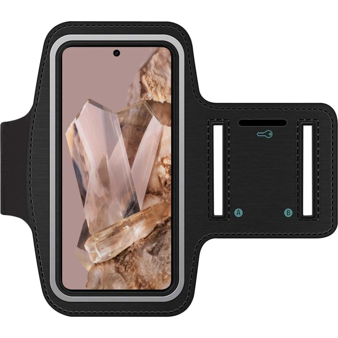 SmartFitness Google Pixel 8 Pro Handy Sport Armband, Smartphone Sportarmband, Schwarz