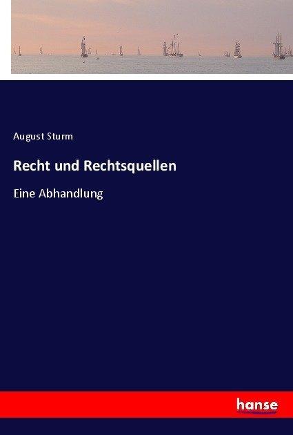 Actual product image Recht und Rechtsquellen (Hardcover)