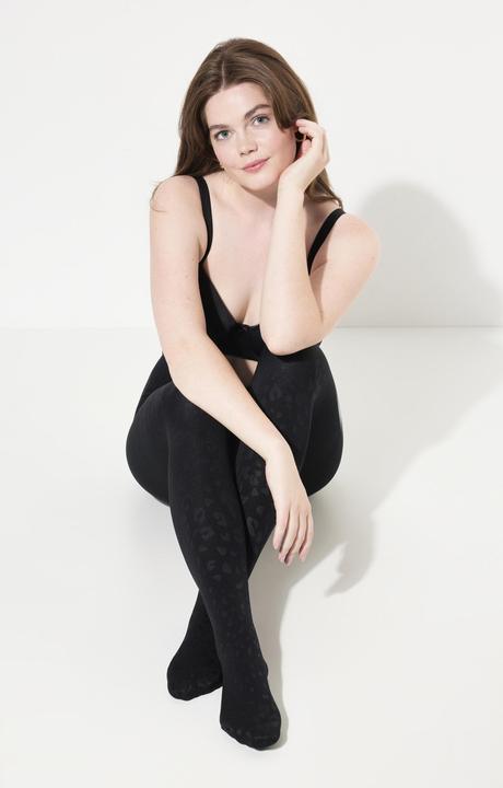 Immagine prodotto Ulla Popken Collant termici in pile termico con design leopardato