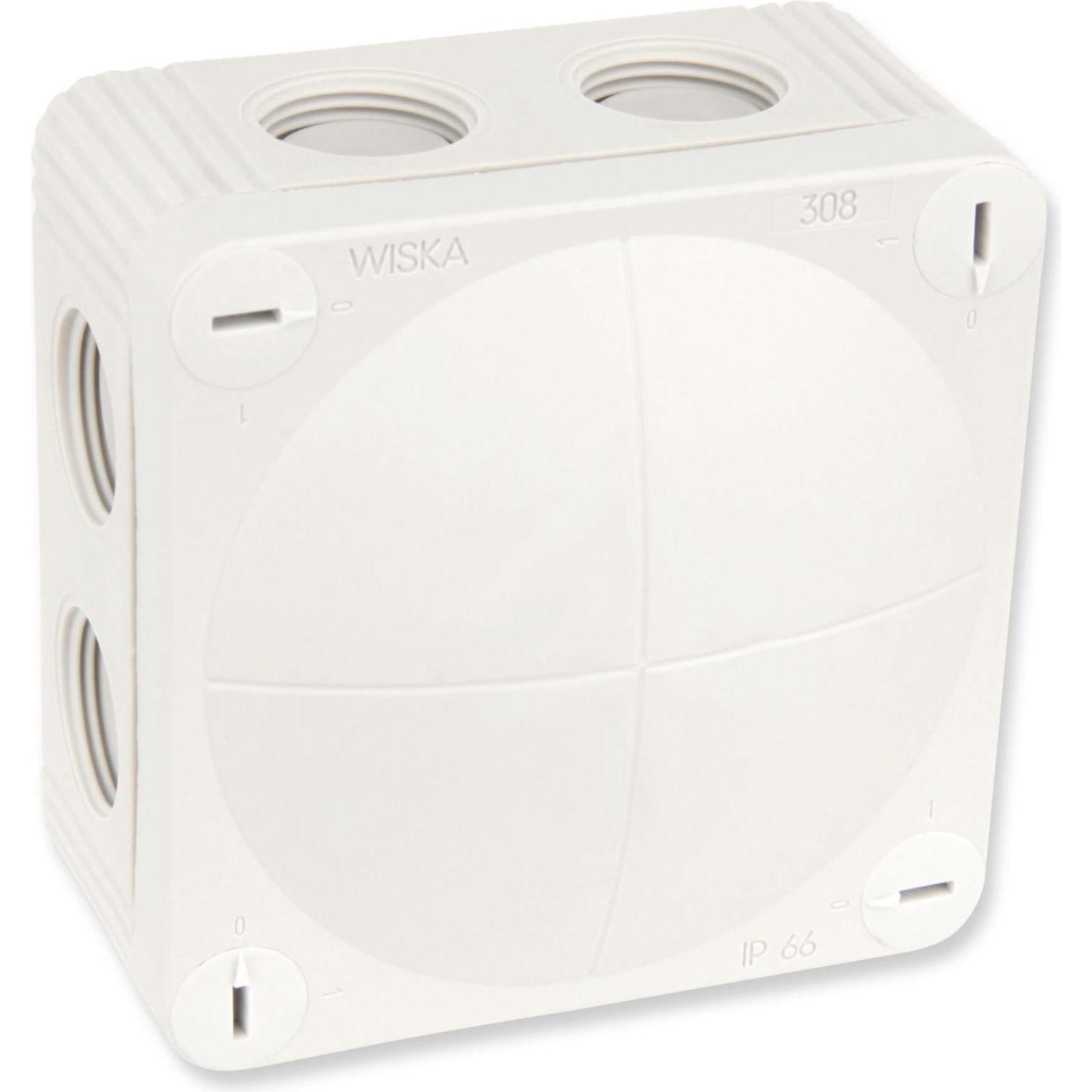 Newlec, Abzweigdose, HFRAK040K4 RAL7035 FR-Kabelabzweigkasten IP66, 85x85x51 mm, HFRAK040K4RAL70