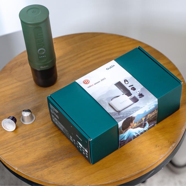 Produktbild OutIn Nano Espressomaschine Waldgrün