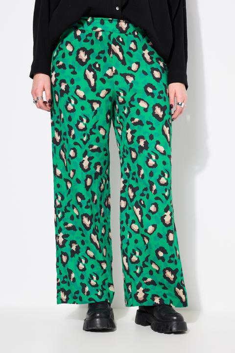 Produktbild Studio Untold Hose, Wide Legs, Musselin, Color-Leo (58)