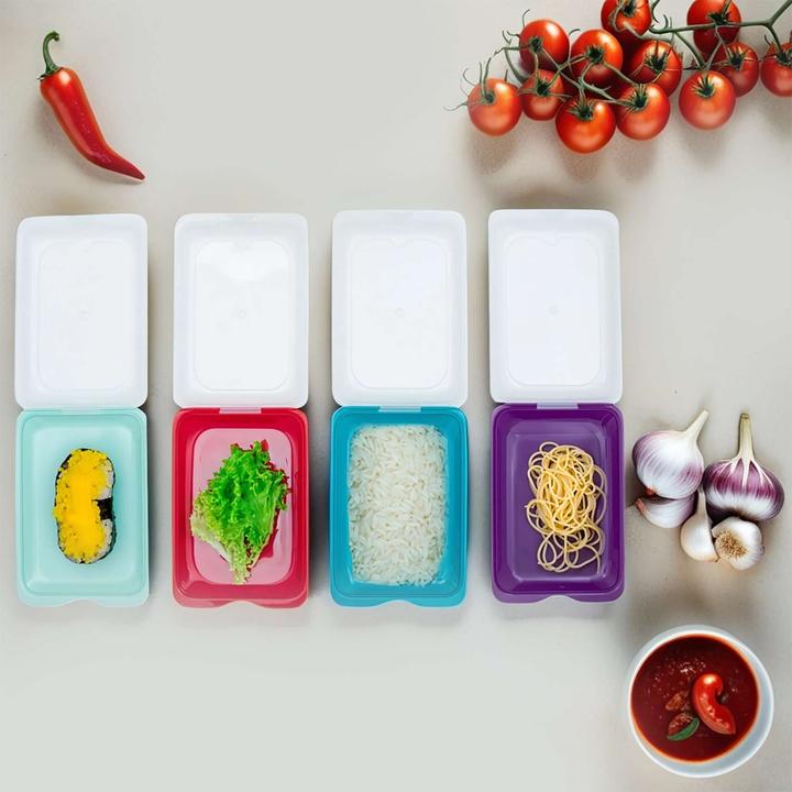 Actual product image Intirilife Cold cuts food storage tin set (4 pcs.) (0.50 l)