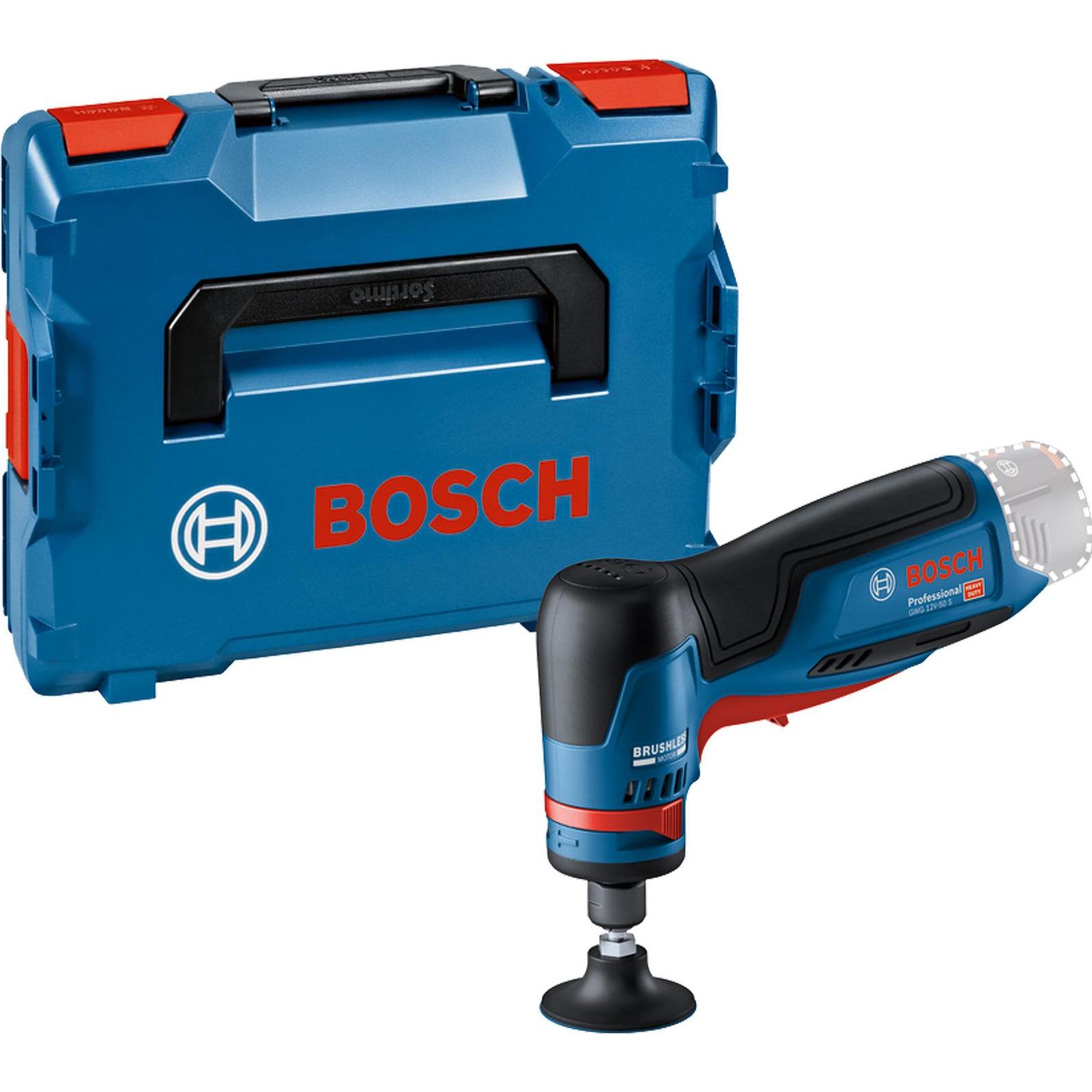 Thumbnail - Bosch Professional, Schleifmaschine + Poliermaschine, Geradschleifer GWG 12V-50 S (solo,L) (Exzenterschleifer, 240 W)