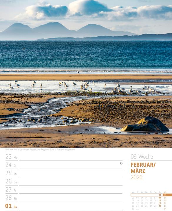Actual product image Schottland - Zwischen Highlands und Hebriden - Wochenplaner Kalender 2026