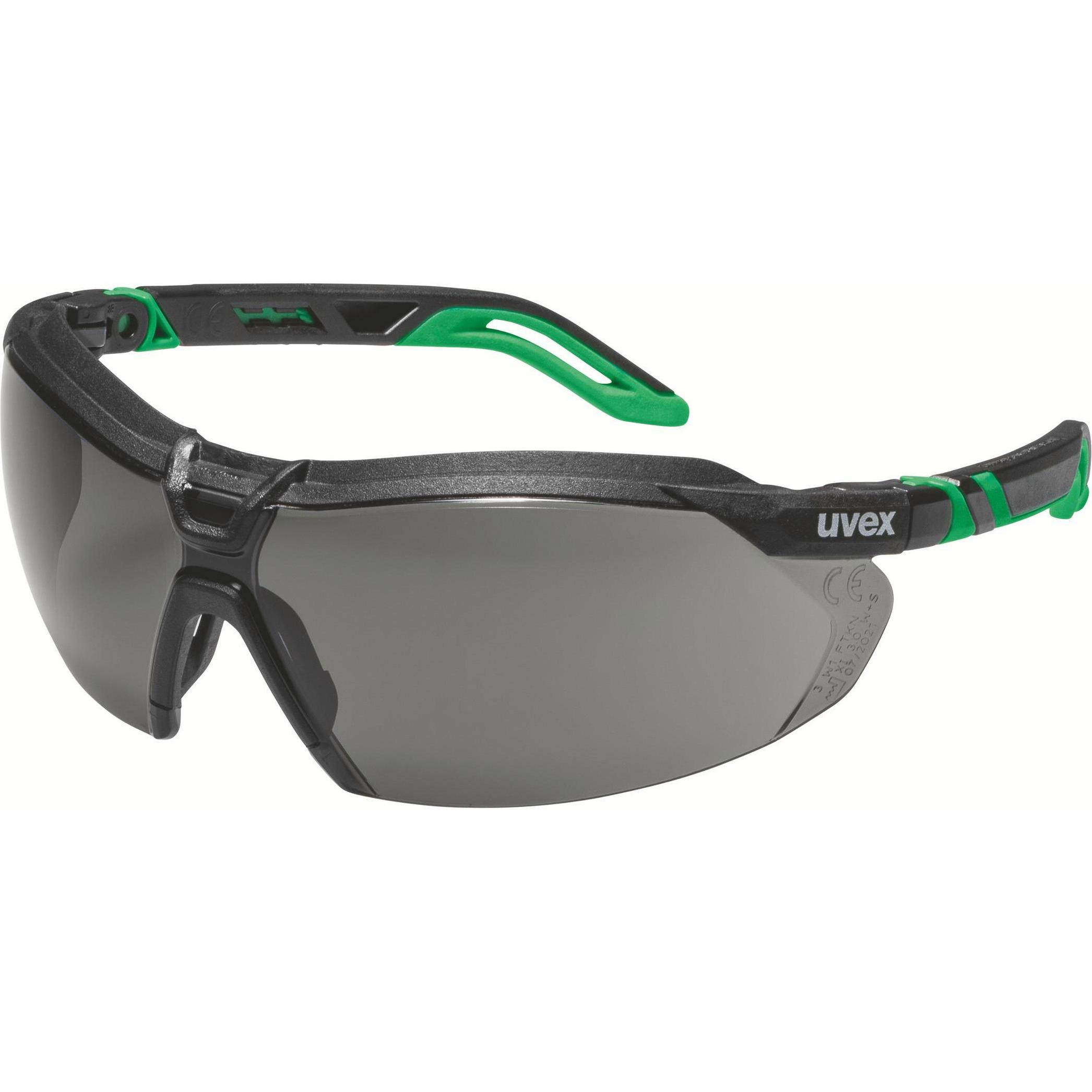 Uvex Safety, Schutzbrille + Gesichtsschutz, BÃ¼gelbrille uvex i-5 grau SchweiÃŸerschutz 3 inf. plus 9183043