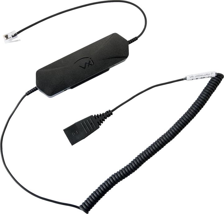 Actual product image VXI Cable OmniCord-P, QD to RJ9, with amplifier