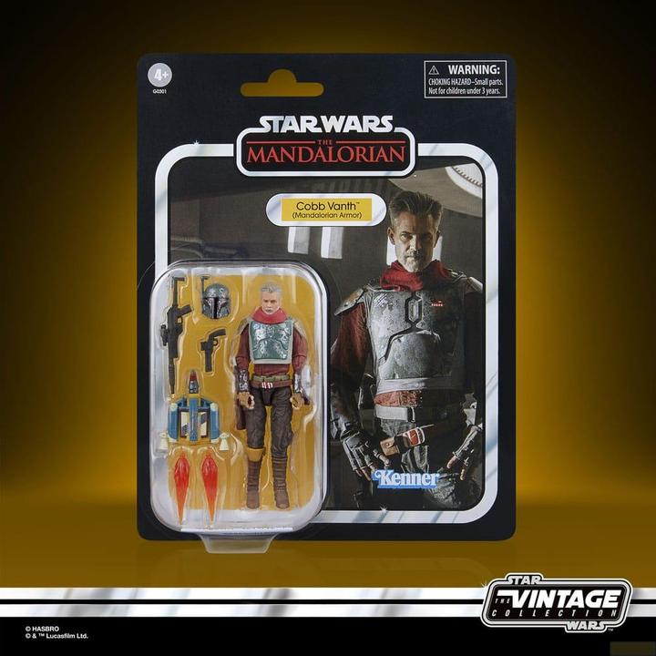 Produktbild Hasbro Star Wars: The Mandalorian Vintage Collection Actionfigur Cobb Vanth (Mandalorian Armor) 10 cm