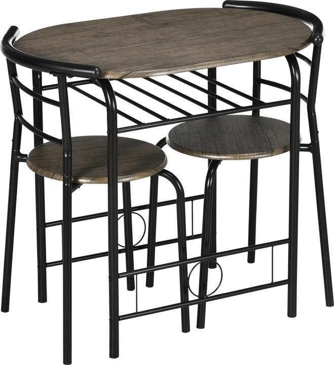 Actual product image Homcom Dining set with 2 chairs