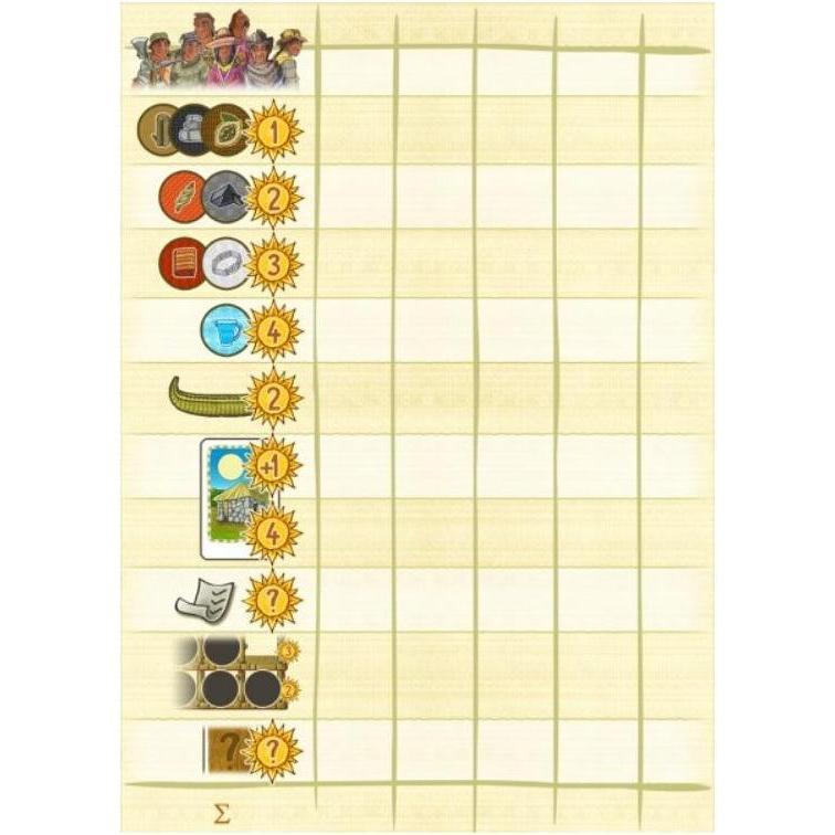 DLP DLP051 - Altiplano Wertungsblock, 25 Seiten (Deutsch)