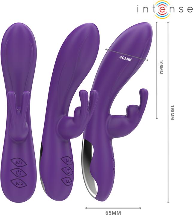 Actual product image Intense Randall Rabbit Vibrator 10 Vibrationen Lila