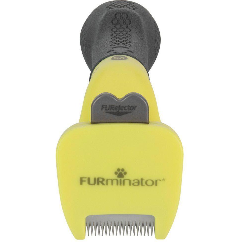Thumbnail - FURminator 4048422144243 Bürste & Kamm für Haustiere Schwarz, Gelb Hund Deshedder (Hund), Tierpflegemittel