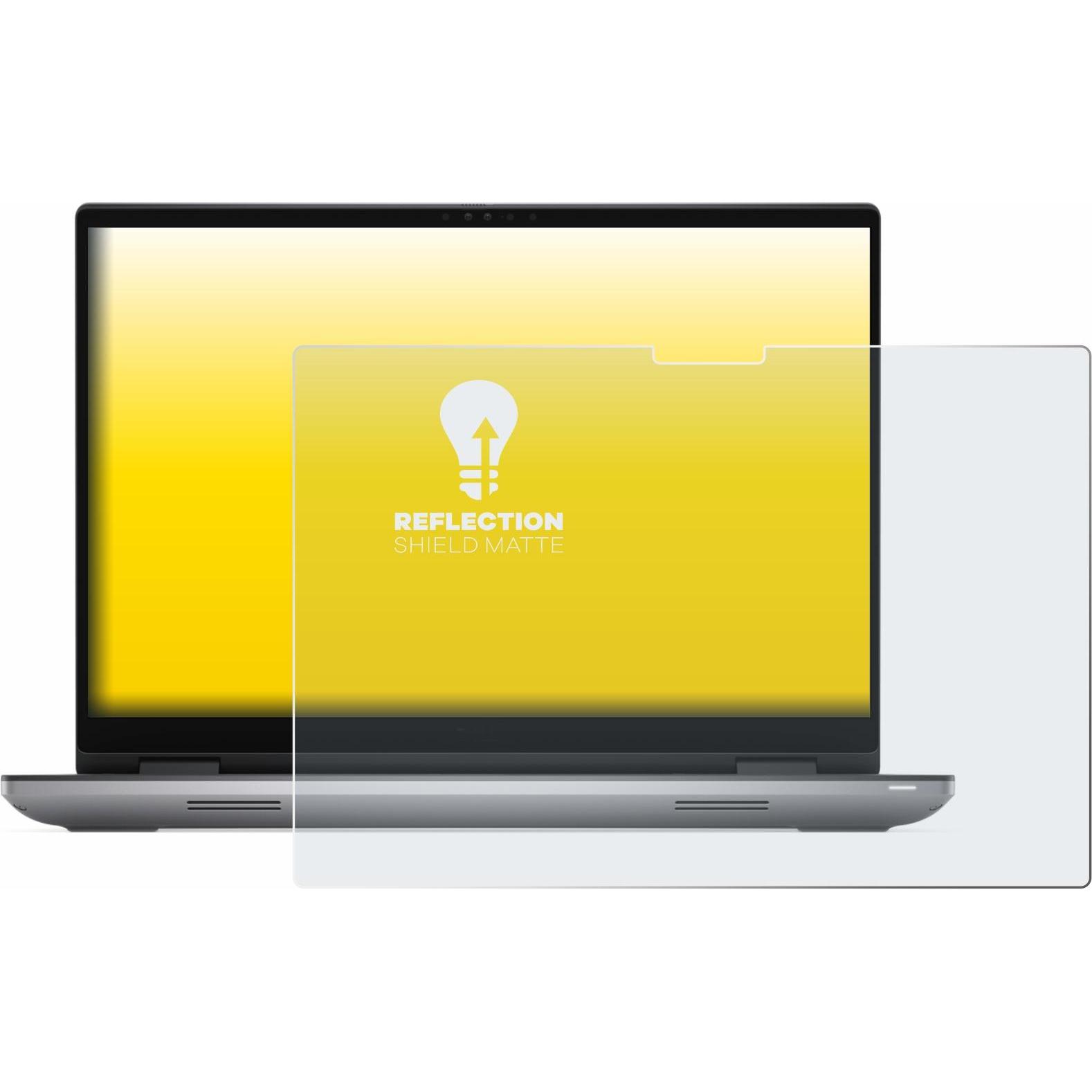 Thumbnail - upscreen Reflection Shield Matte Premium Displayschutzfolie für Dell Precision 7680 Touch (16"), Notebook Schutzfolie
