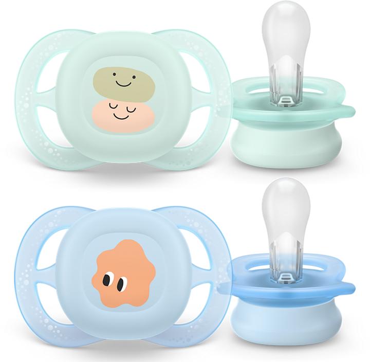 Actual product image Philips Avent Pacifier SCF075/14 ultra start (2x)