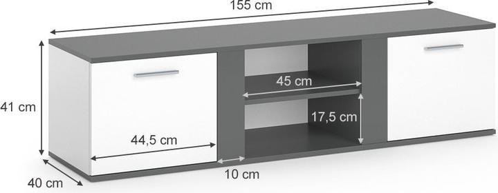 Produktbild Vicco Novelli (155 x 40 x 41 cm)
