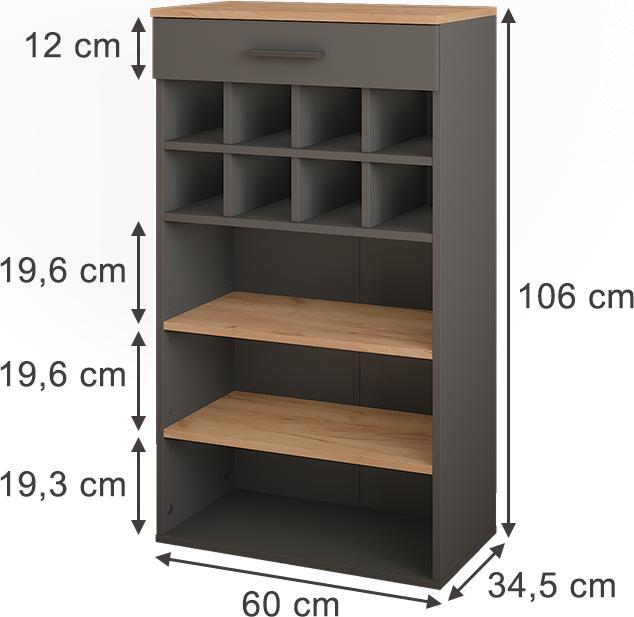 Produktbild Vicco Repose (8 Flaschen, 34.50 x 34.50 x 106 cm)