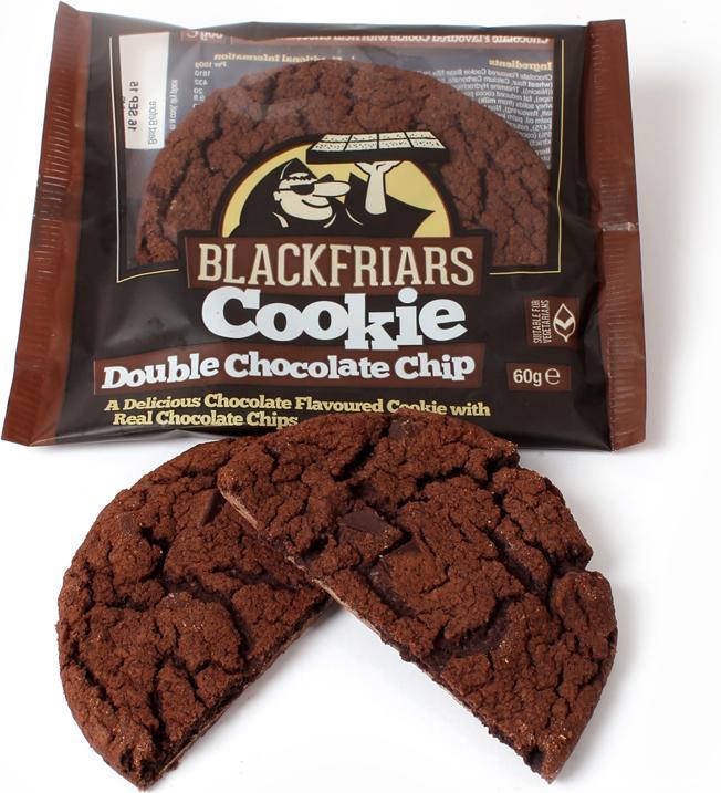 Produktbild Blackfriars Cookies (Double Chocolate Chip, 16 Stk., 1210 g)