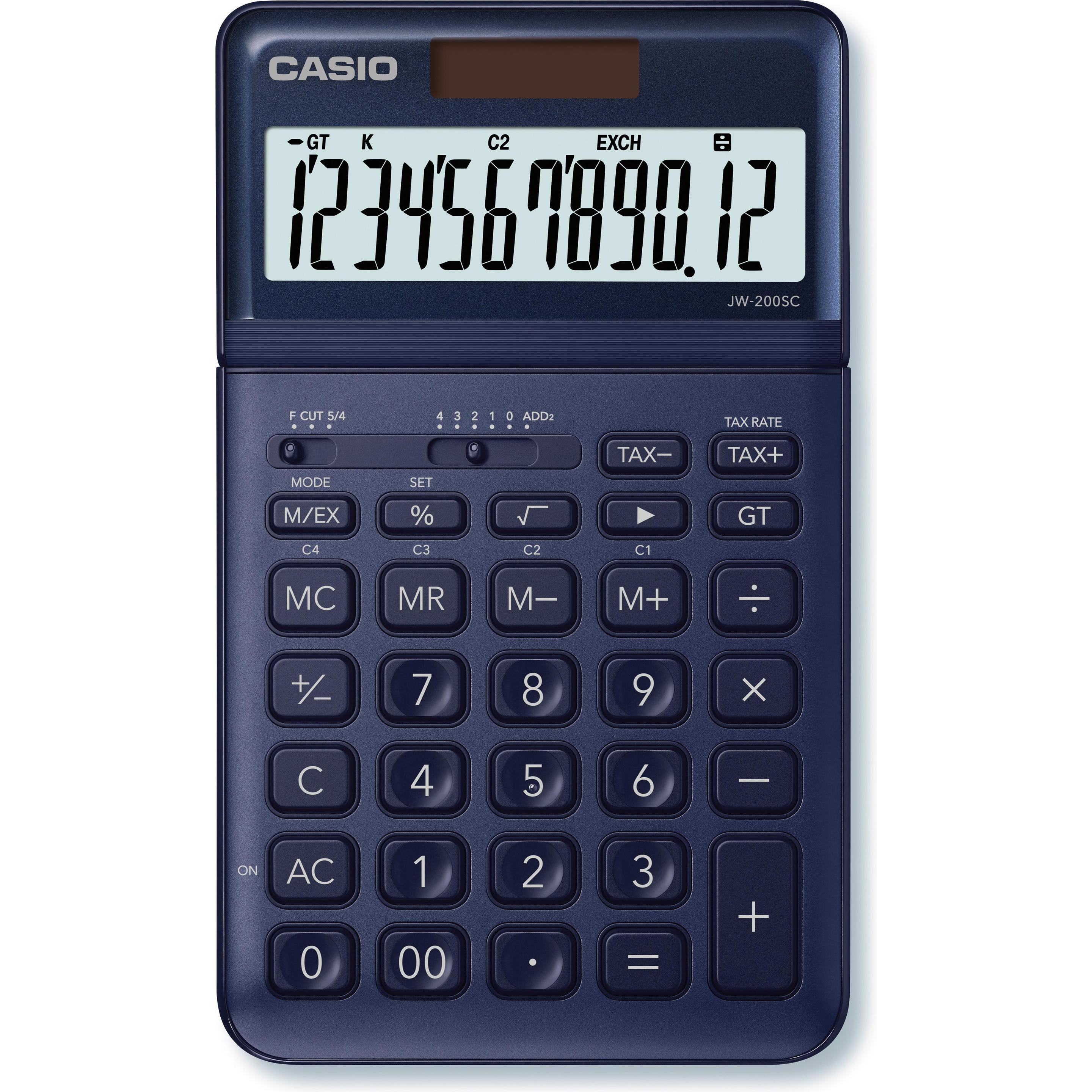 Thumbnail - Casio, Taschenrechner, Jw-200sc (Solarzellen, Batterien)