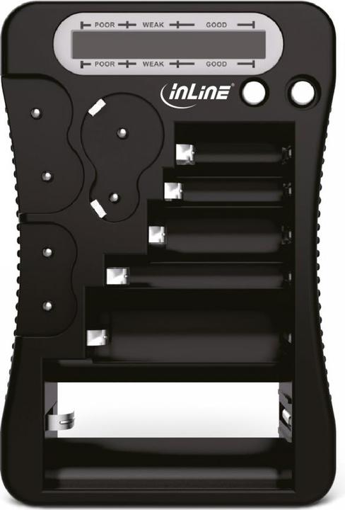 InLine Battery tester with LCD display