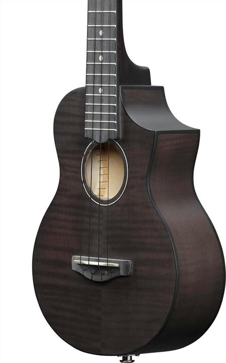 Actual product image Ibanez Black Ice Flat Concert Ukulele (Concert)