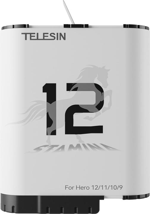Actual product image Telesin Stamina battery (Hero 10, Hero 9, Hero 12, Hero 11)