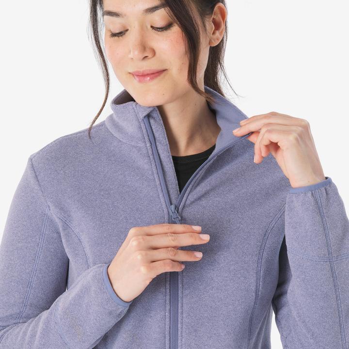 Produktbild Quechua Fleece Damen Wanderjacke mit durchgehendem Reissverschluss (M)