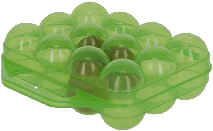 Actual product image Kerbl Egg Storage Plastic for 12 Eggs Green". (3.38 l)