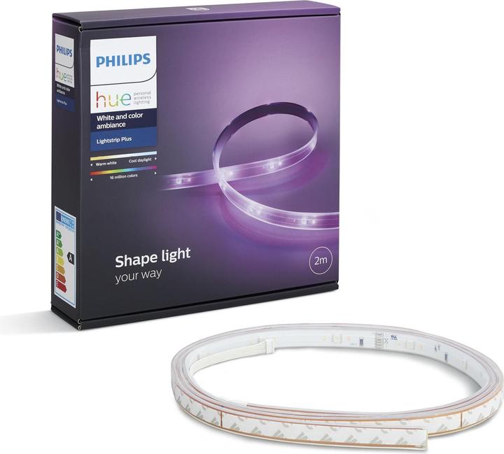 Actual product image Philips Hue Lightstrips Base (RGBW, 200 cm, Indoor)