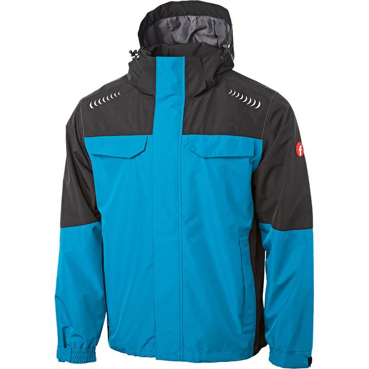 Produktbild Magni Regenjacke Plus türkis/schwarz Gr. XL Fortis Elements (XL)
