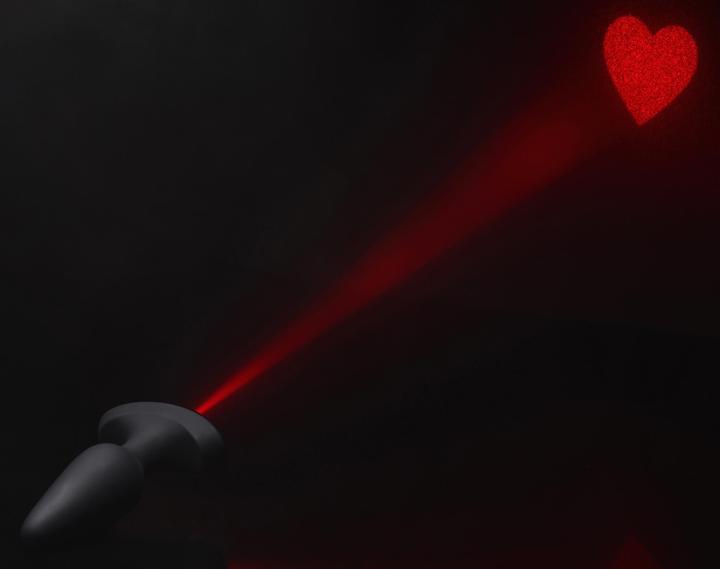 Produktbild XR Brands Laser Heart Large Anal Plug with Remote Control