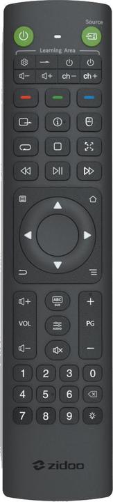 Actual product image Zidoo V12 (Device-specific remote control, Bluetooth, Infrared)