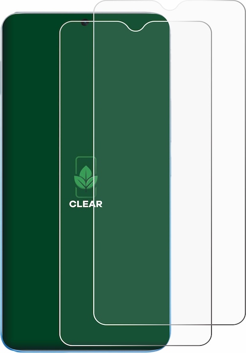 Produktbild ScreenLeaf Schutzfolie nachhaltiger Displayschutz Display Schutz Folie Klar Transparent (2 Stück, Infinix Hot 12 Play)