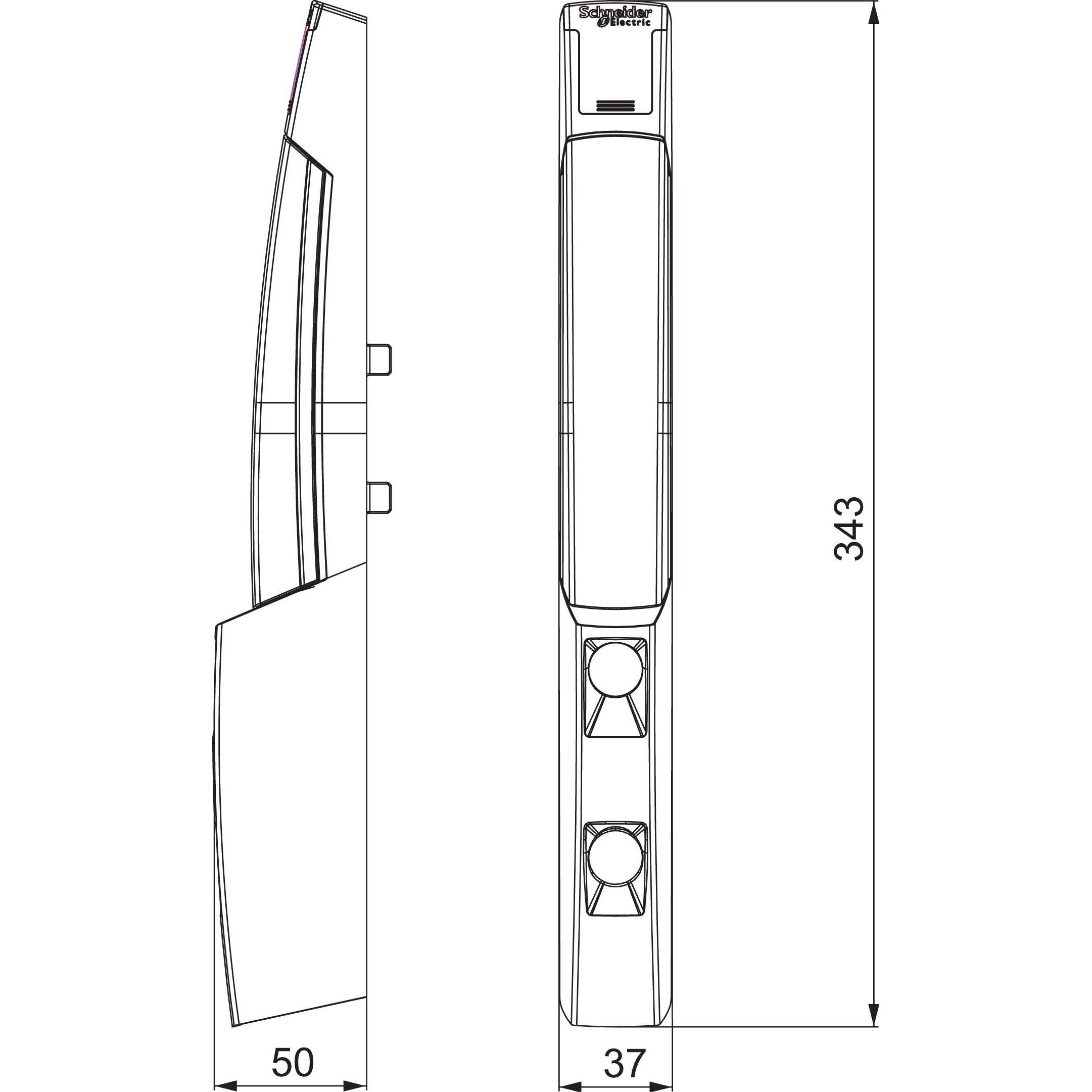 Schneider Electric, Verteilerschrank Zubehör, SF/SM Griff