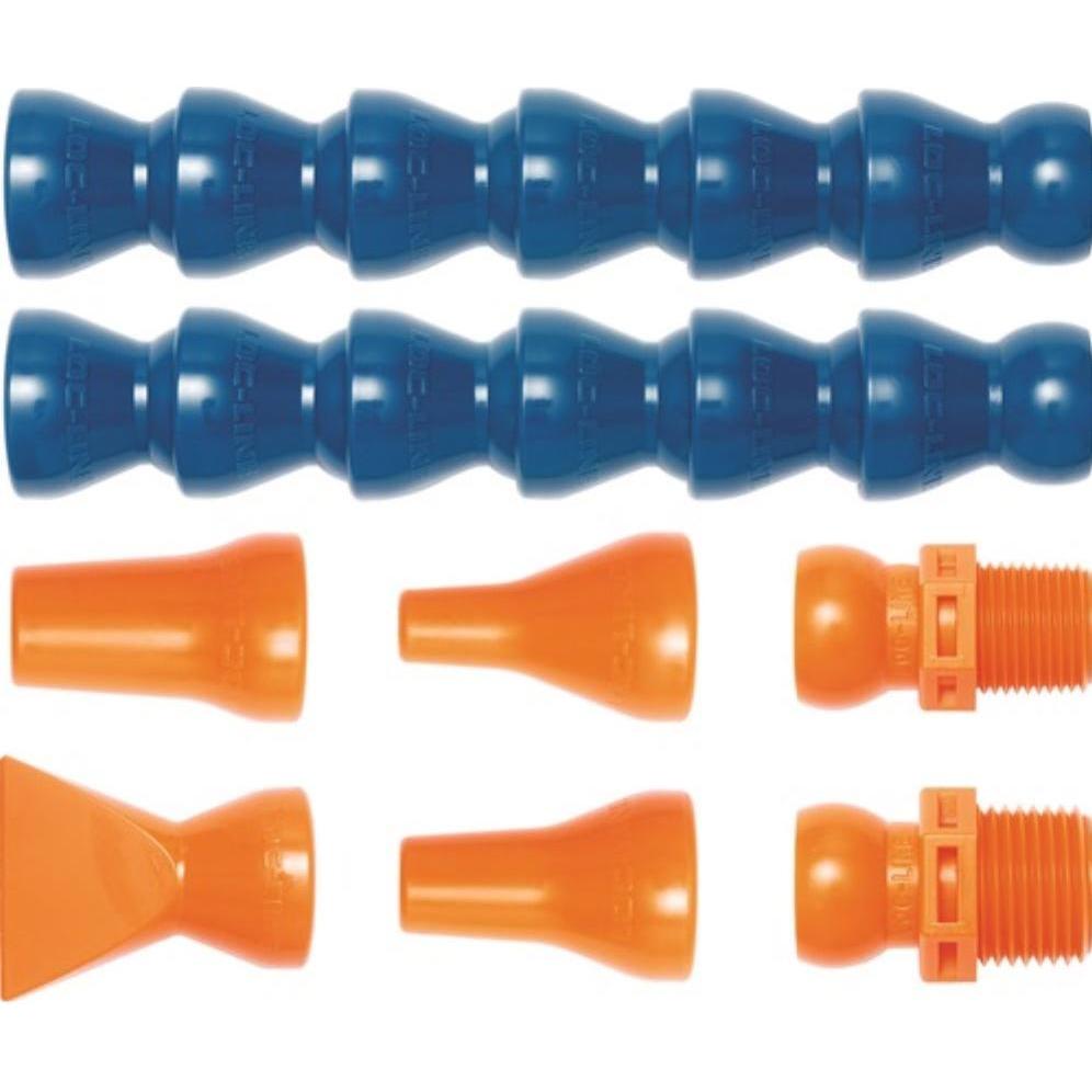 Loc-Line, Schlauchanschluss + Schlauchverbinder, Kühlmittelgelenkschlauchset Grösse 1/2 ″ 8 teilig (50.80 mm)