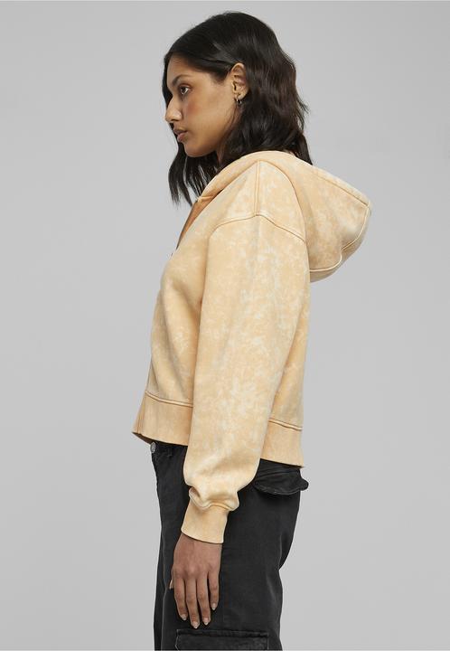 Produktbild Urban Classics Ladies Short Oversized Towel Washed Zip Hoody - 73975 (XXL)