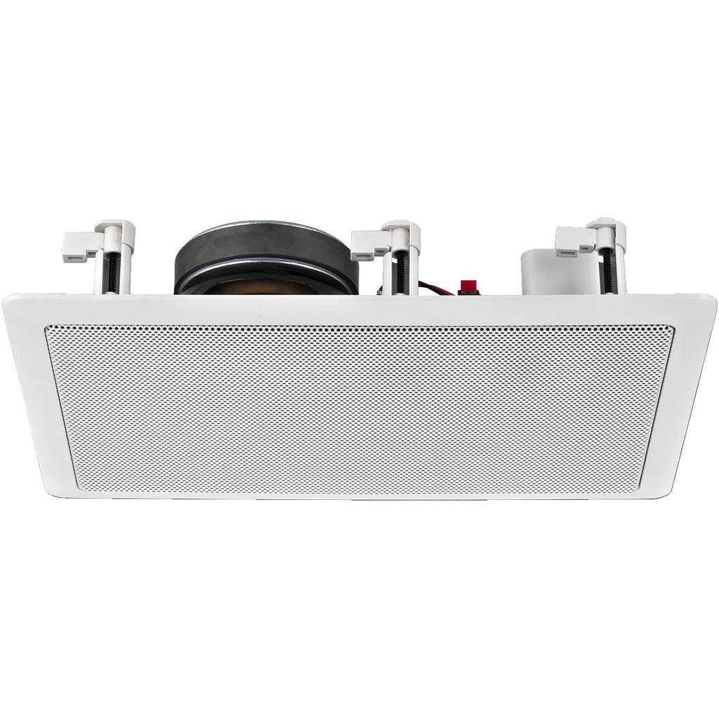 Monacor SPE-32/WS Lautsprecher (1 Stk.), Einbaulautsprecher, Weiss