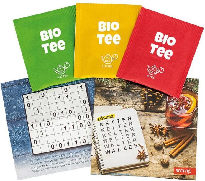 Actual product image Roth Puzzles & organic tea