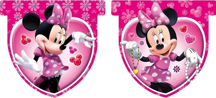 Actual product image Disney Plastic Minnie Mouse Flag Banner