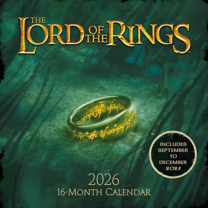 Actual product image Lord of the rings 2026 Square Calendar (30 x 30 cm)