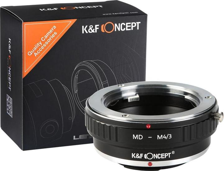 K&F Concept Attacco adattatore per obiettivo ad alta precisione, MD-M4/3