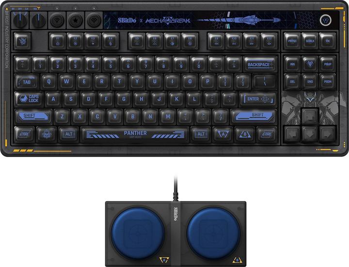 8bitdo - Mechanical Keyboard Mecha Break Ed. - Black - 87 Keys (US, Kabelgebunden, Kabellos)