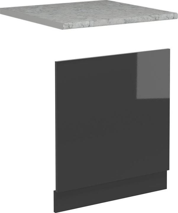 Anthrazit, Anthrazit hochglanz, Marble-Weiss